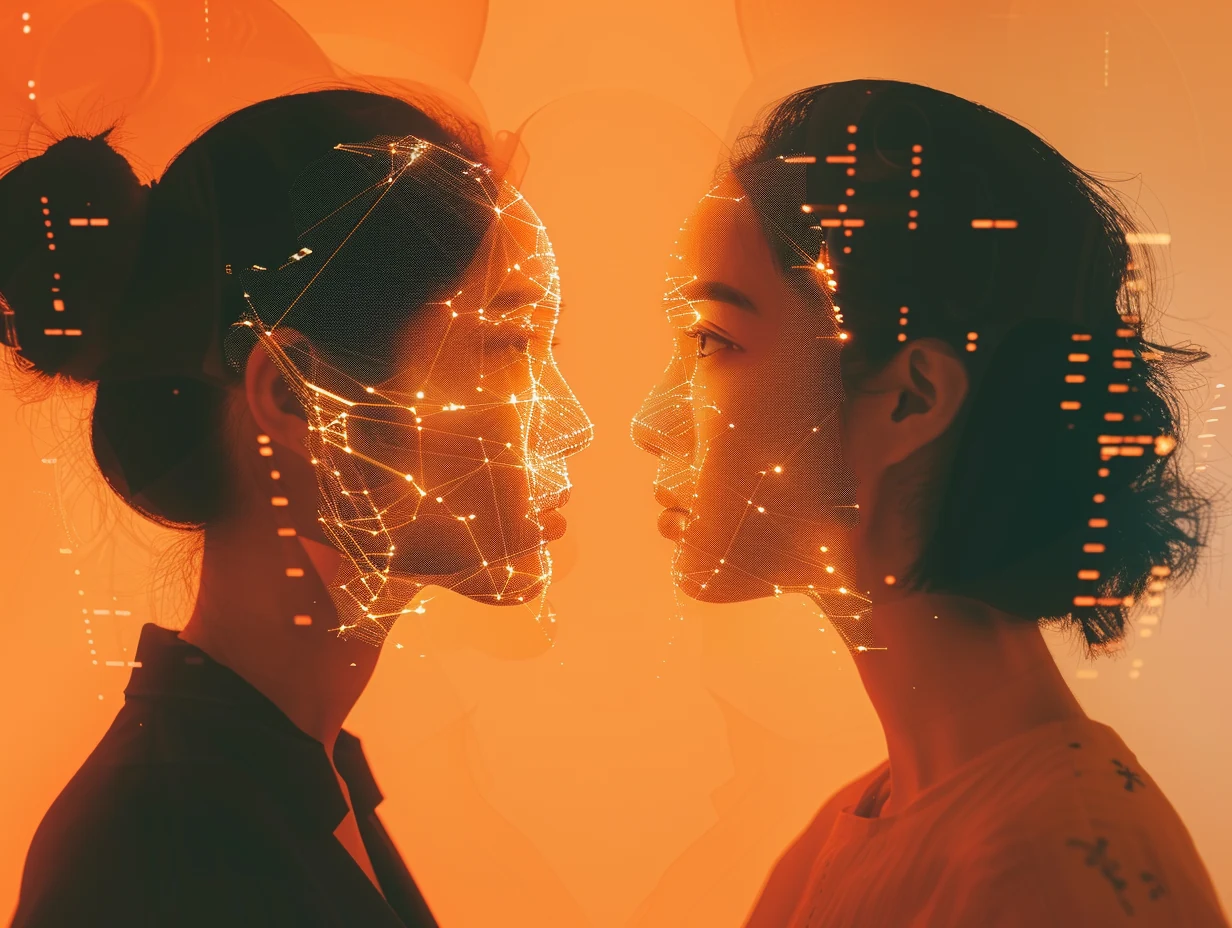 04-2.AI時代の共感的コミュニケーションucchanchan_Two_people_in_meaningful_conversation_with_subtle__b1aadf